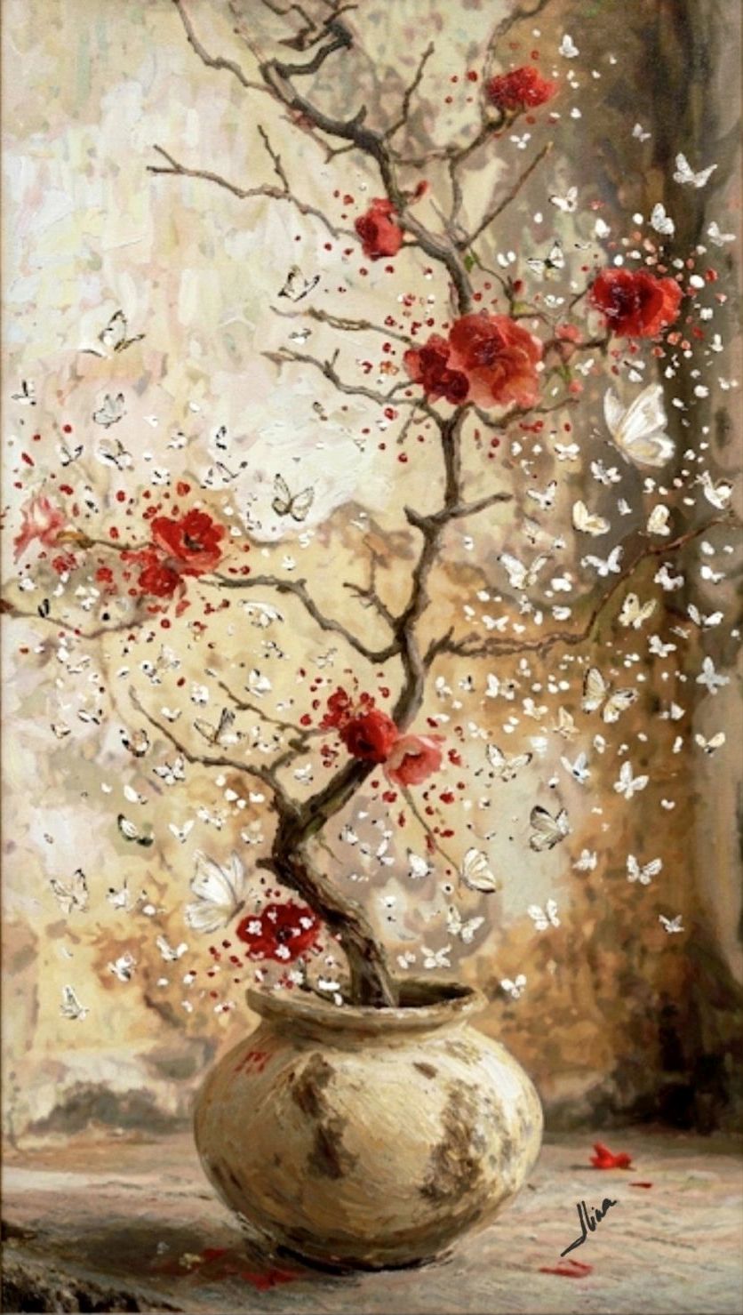 ArteDiAlina.com painting: Life is a flower